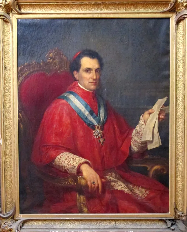 Porträt von Kardinal Antonelli - Louis Brüls - 1861