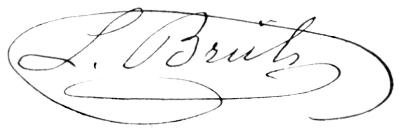Signatur von Louis Brüls